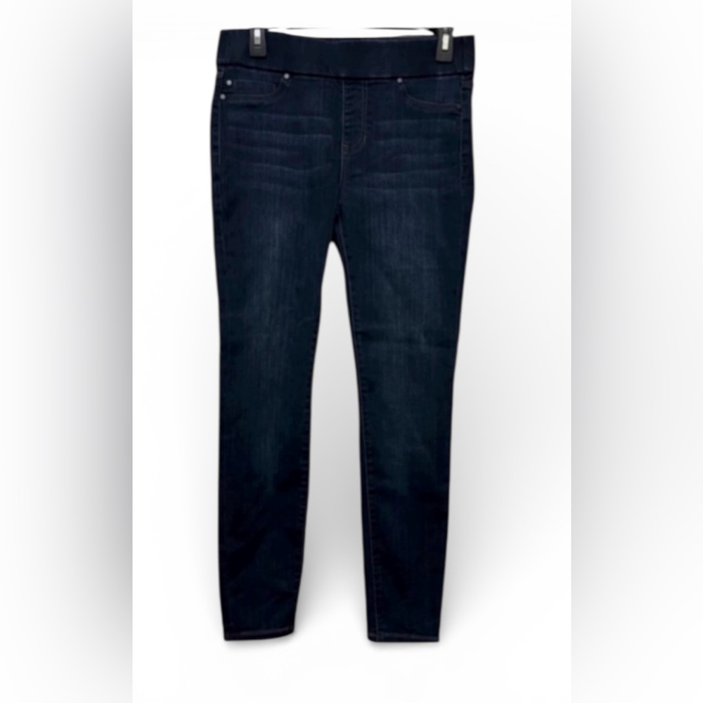 Liverpool The Ankle Skinny petite 4/27 stretch distressed pull on jeggings